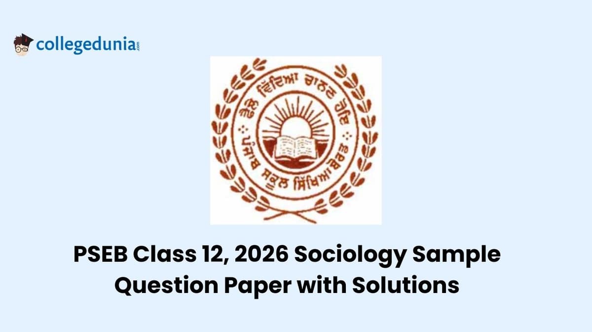 PSEB Class 12 Sociology 2026 Question Paper with Solutions