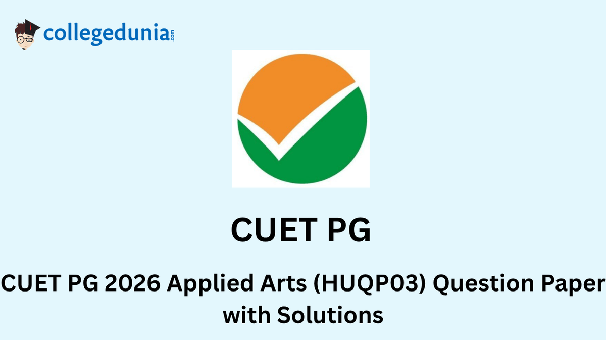 CUET PG 2026 Applied Arts Question Paper