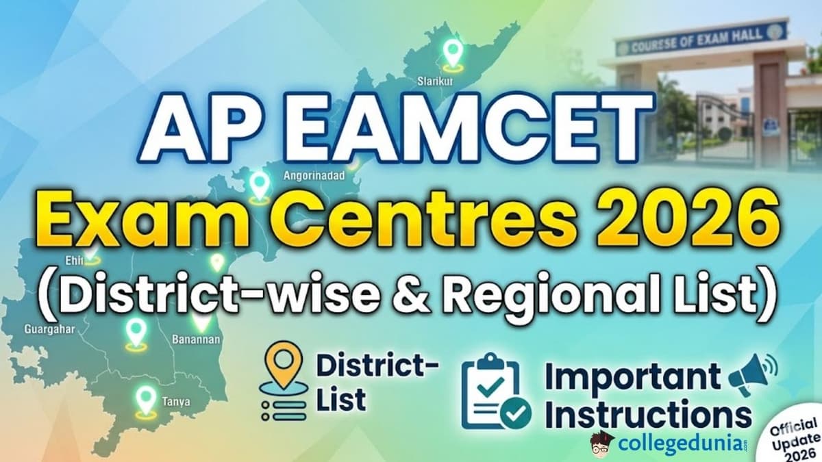 AP EAMCET Exam Centres 2026