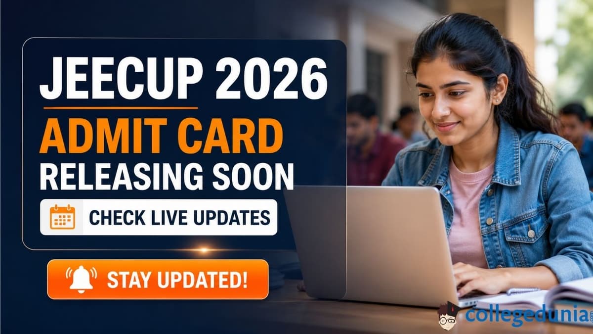 JEECUP 2026 Admit Card Releasing Soon Check Live Updates
