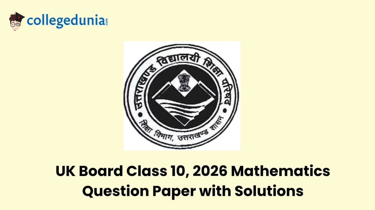 UK Board Class 10 2026 Mathematics Question Paper with Solution