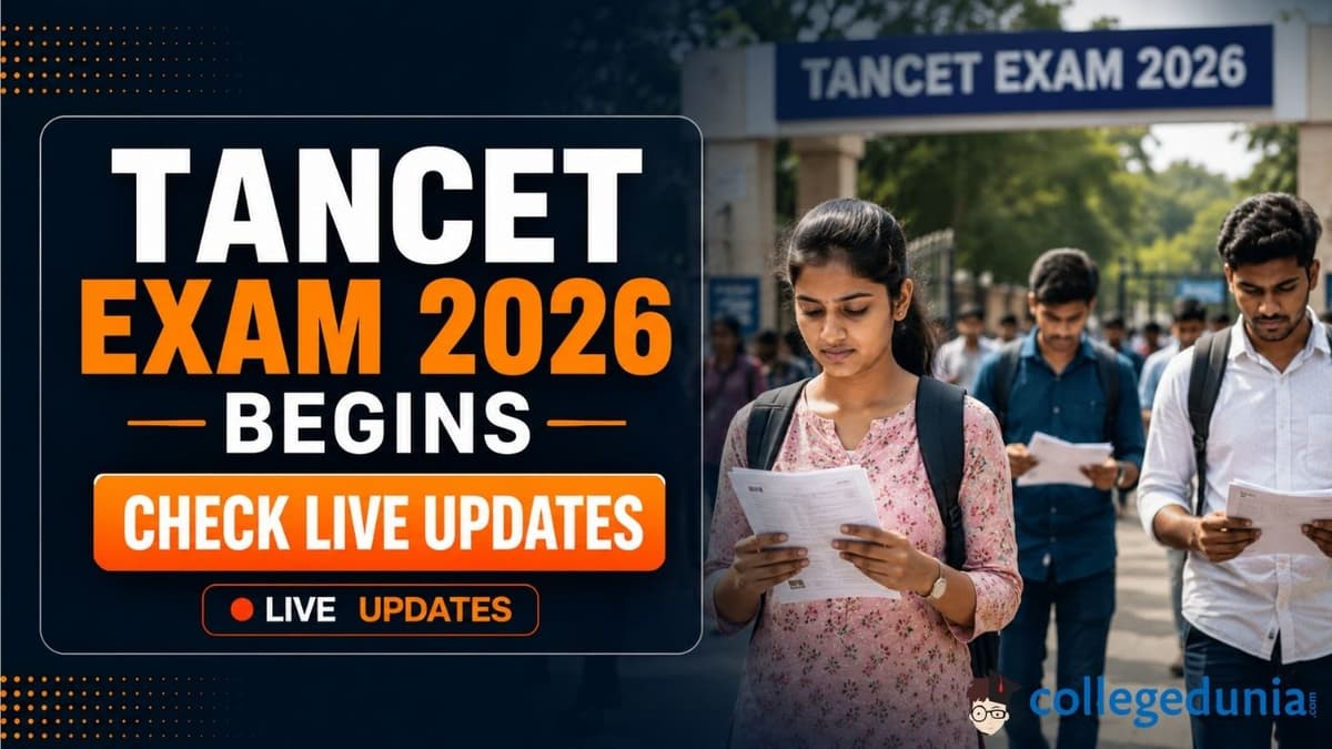 TANCET Exam 2026 Begins Check Live Updates