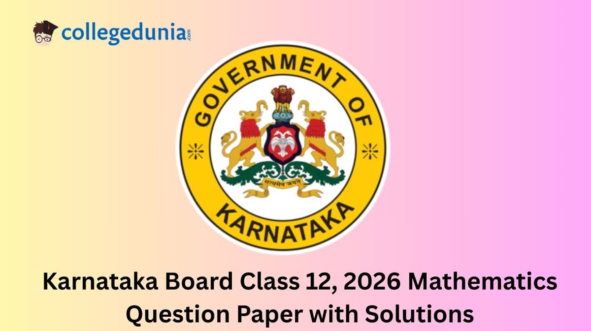 Karnataka 2nd PUC 2026 Mathematics Question Paper with Solution PDF