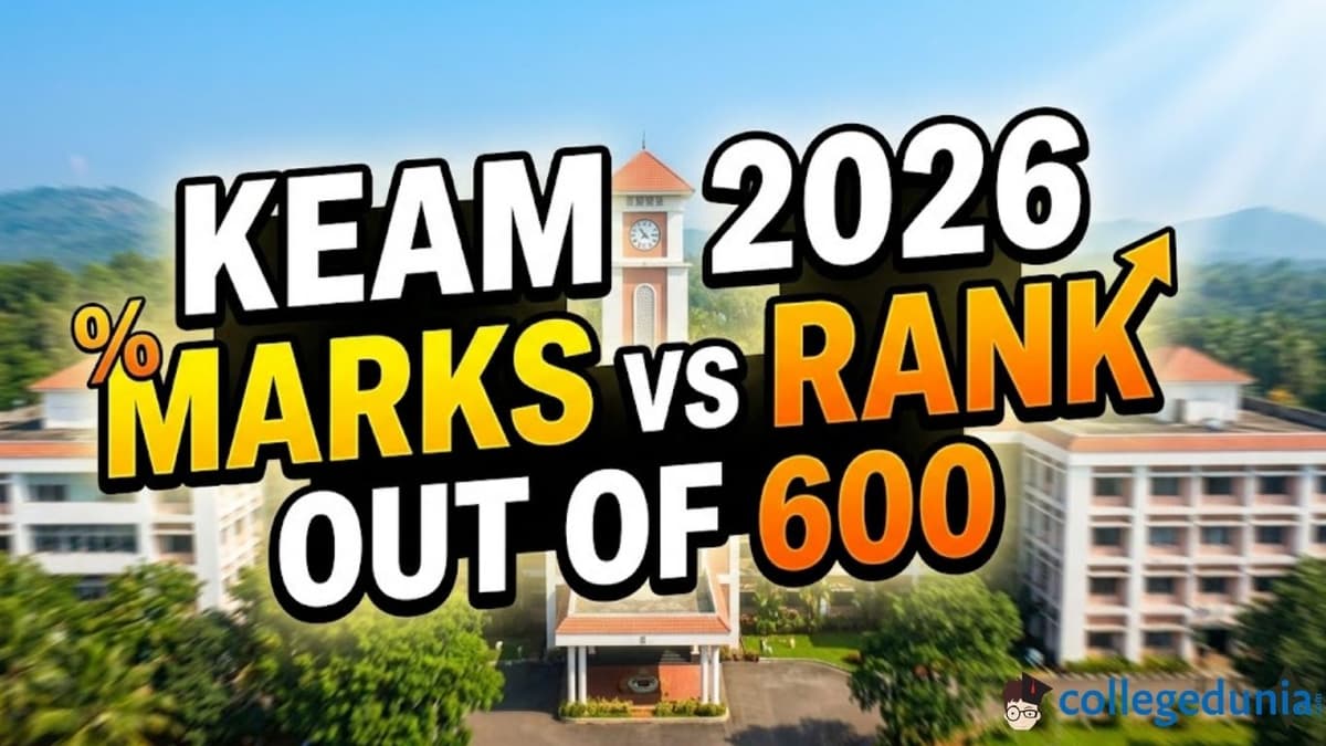 KEAM 2026 marks vs rank out of 600