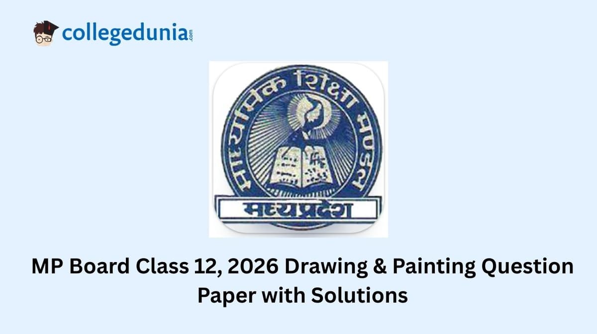MP Board Class 12 2026 Drawing & Painting Question Paper with Solution