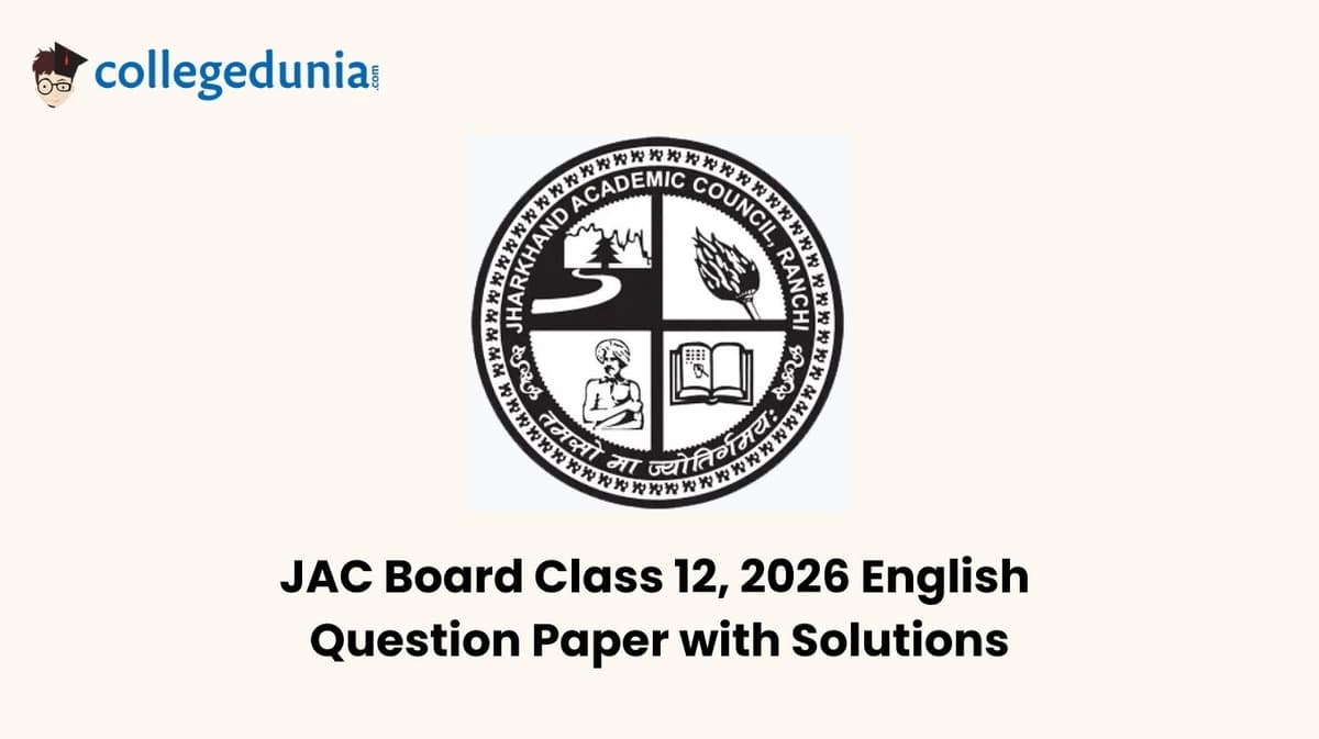 JAC Board Class 12 2026 English A Question Paper with Solution