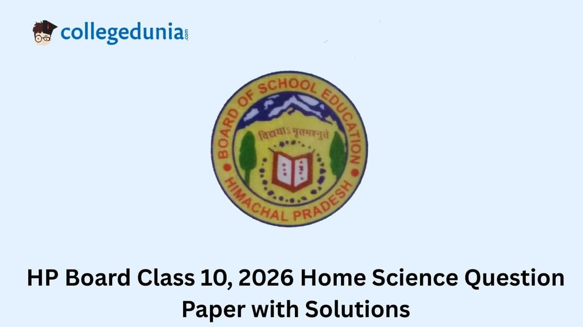 HP Board Class 10 2026 Home Science Question Paper with Solution PDF
