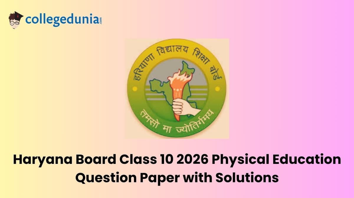 Haryana Board Class 10 2026 Physical Education (NSQF) Question Paper with Solution PDF