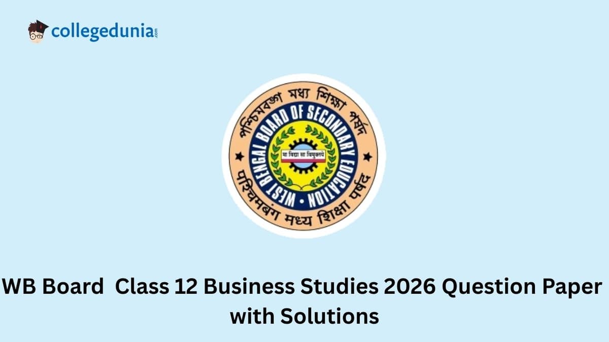 WB Board Class 12, 2026 Business Studies Question Paper with Solution