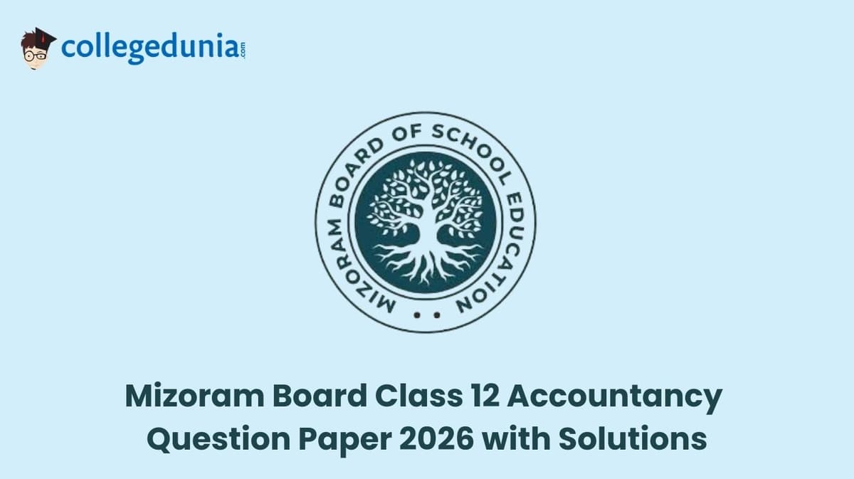 Mizoram Board Class 12, 2026 Accountancy Question Paper with Solution 