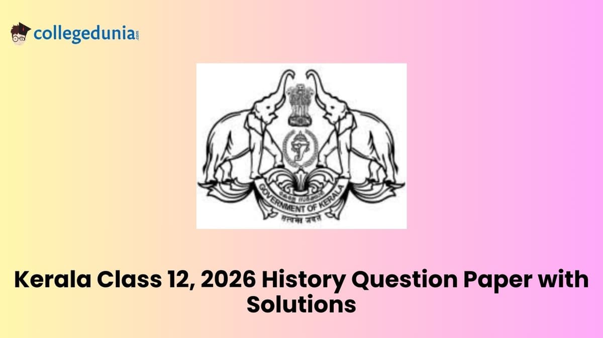 Kerala Board Class 12 2026 History Question Paper with Solution PDF