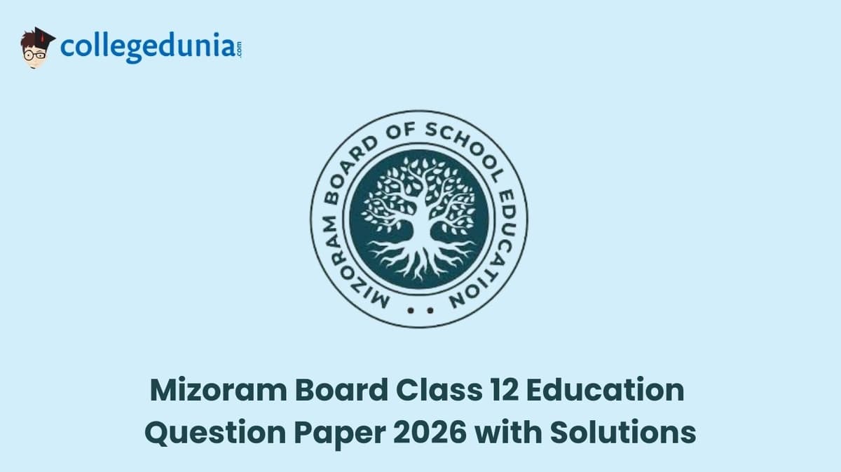 Mizoram Board Class 12 2026 Education Question Paper with Solution