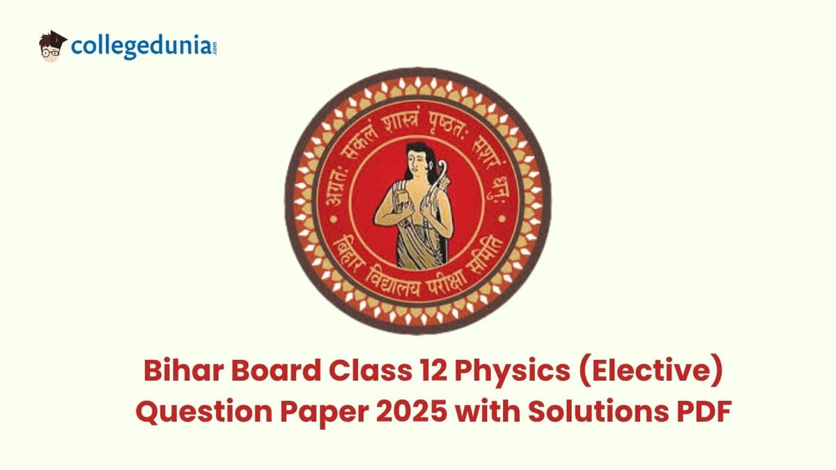 Bihar Board Class 12 Physics (Elective) Question Paper with Solutions