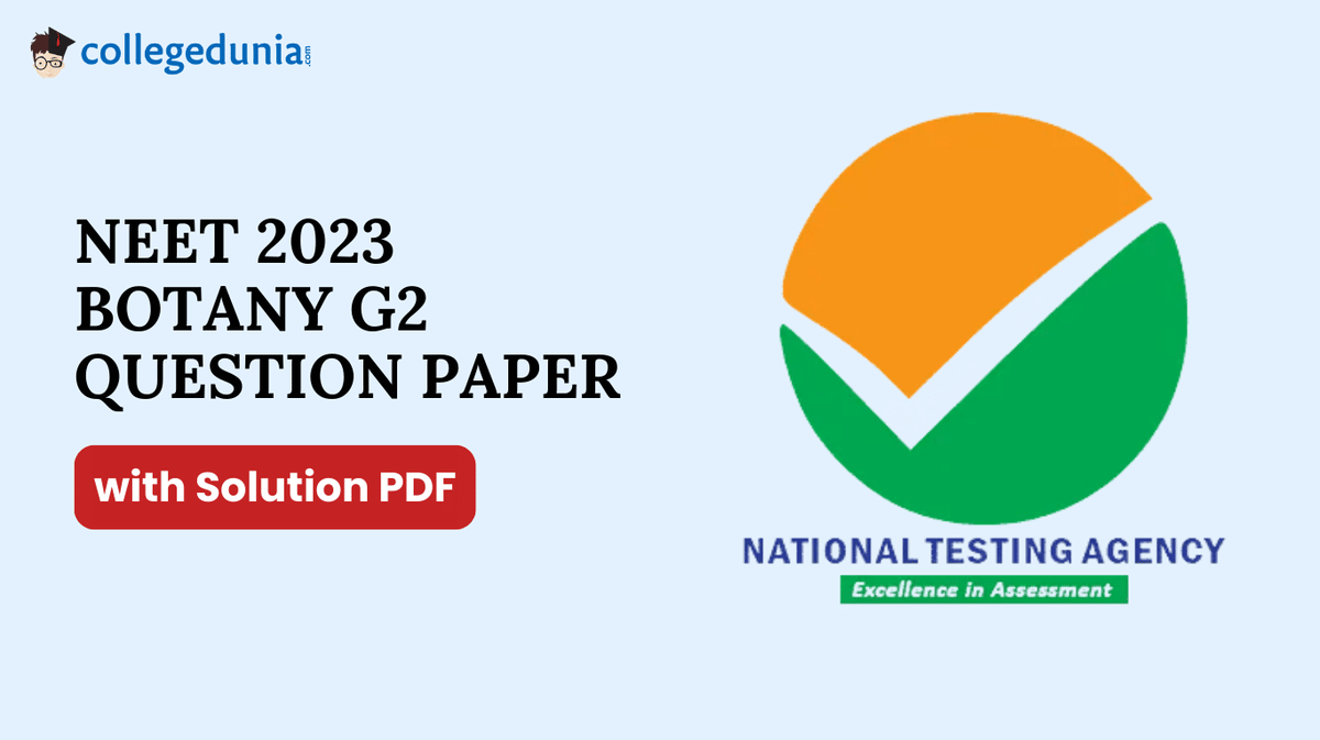 NEET 2023 Botany Question Paper with Solutions PDF G2