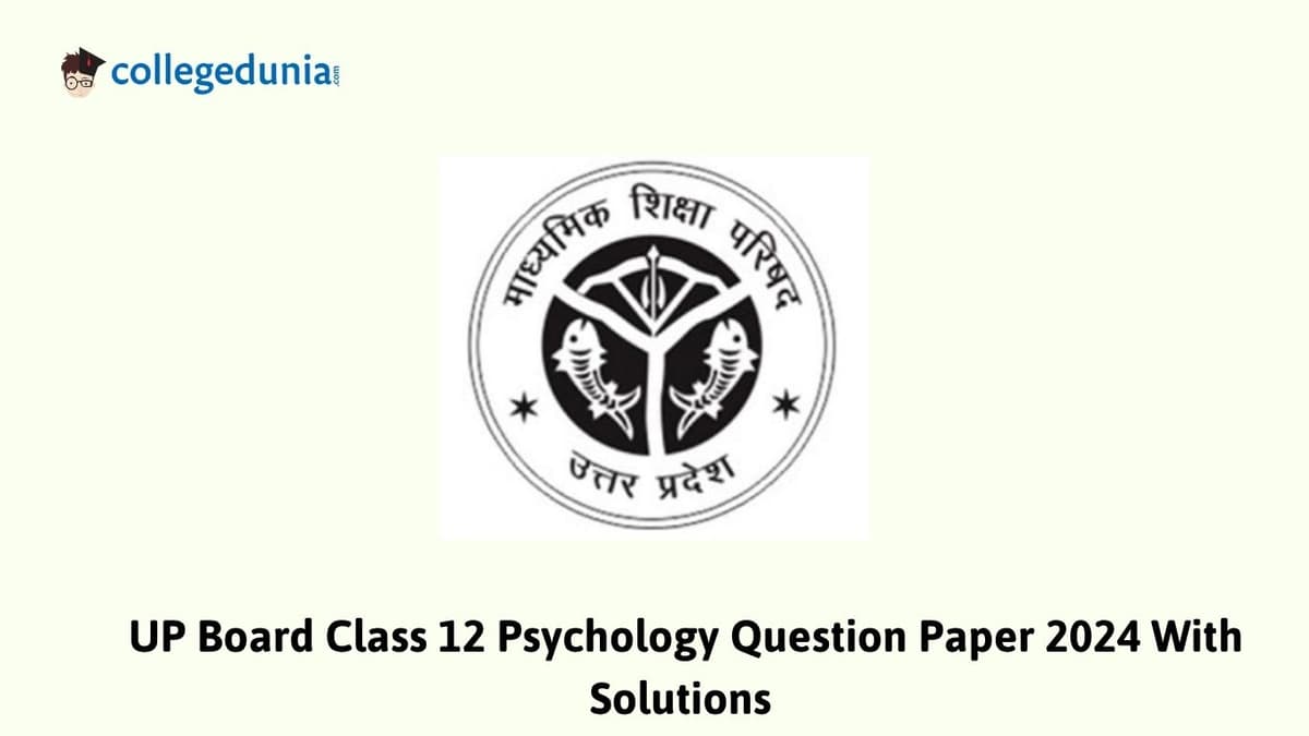 Up Board Class 12 Psychology Question Paper with Solution