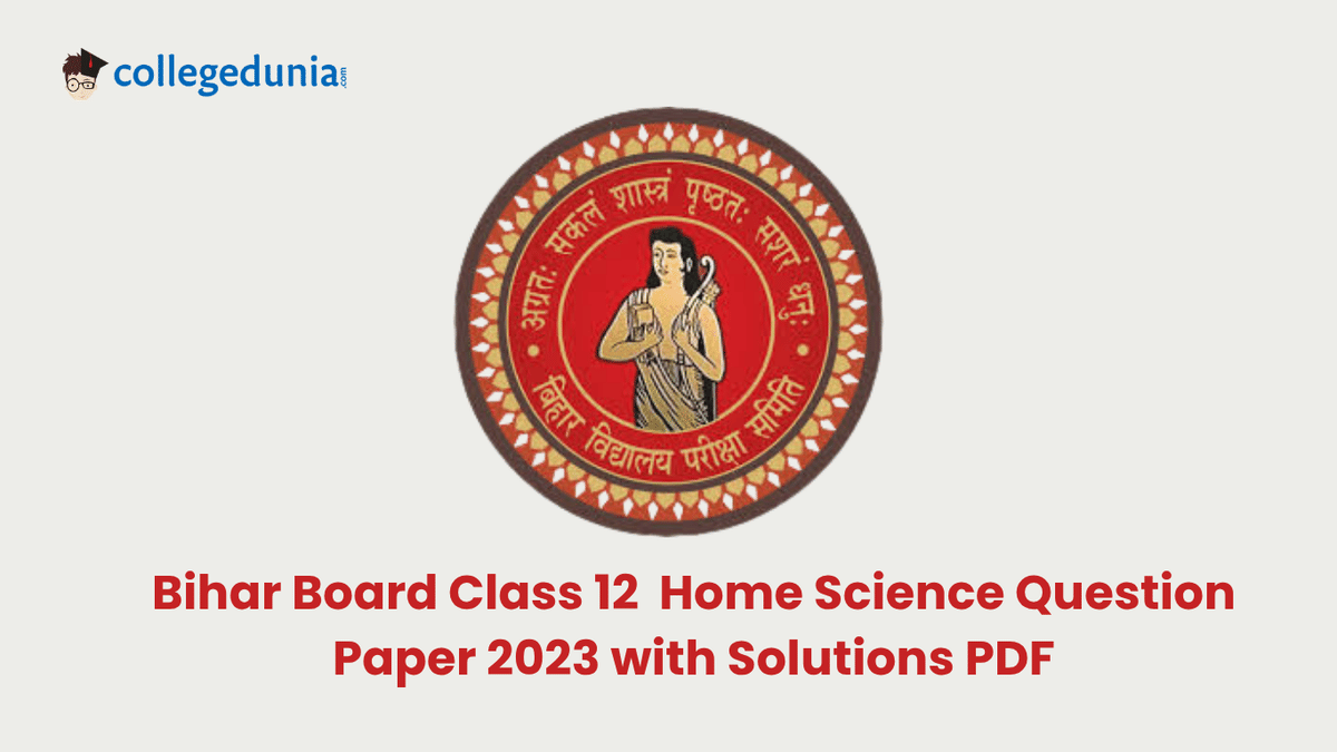 Bihar Board Class 12 Home Science 2023