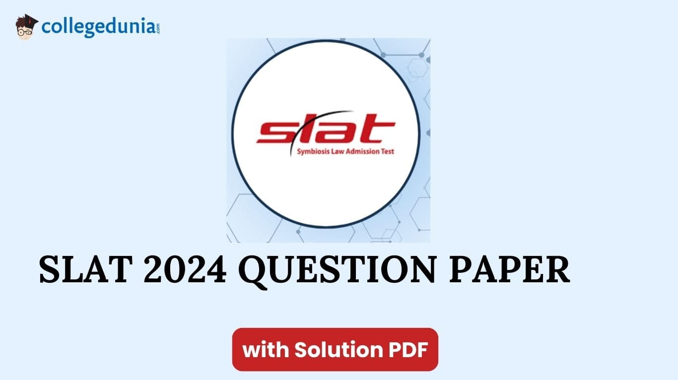 SLAT 2024  Question Paper with Answer Key PDFs
