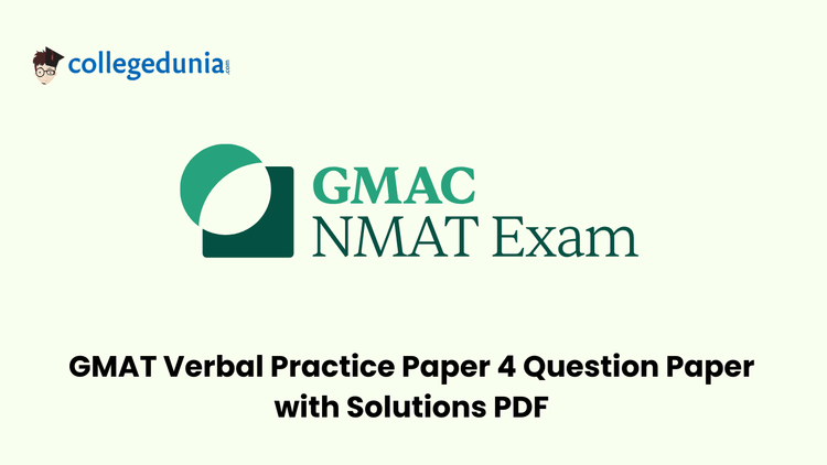 GMAT Verbal Sample Paper Set 4