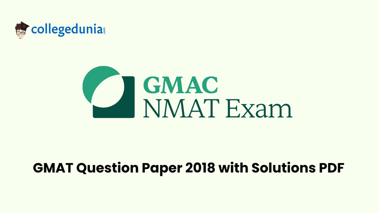 GMAT 2018 Question Paper