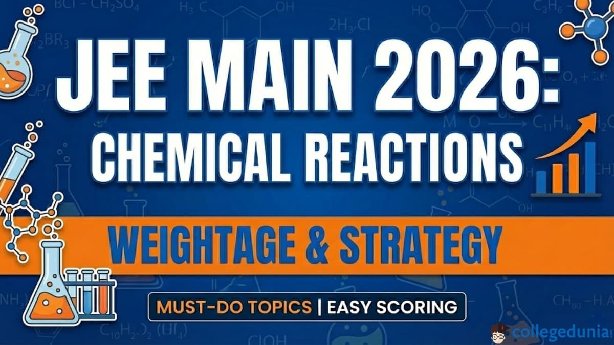 Chemical Reactions Weightage in JEE Main 2026