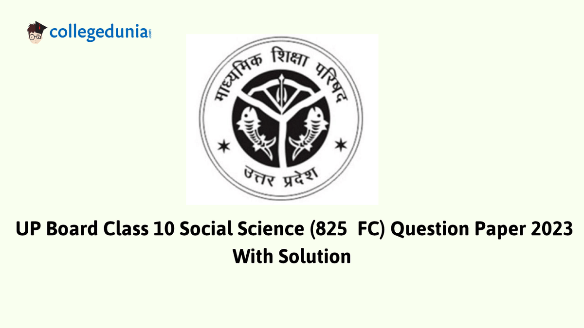 UP Board Class 10 Social Science 825 FC