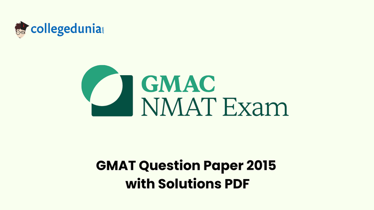 GMAT 2015 Question Paper
