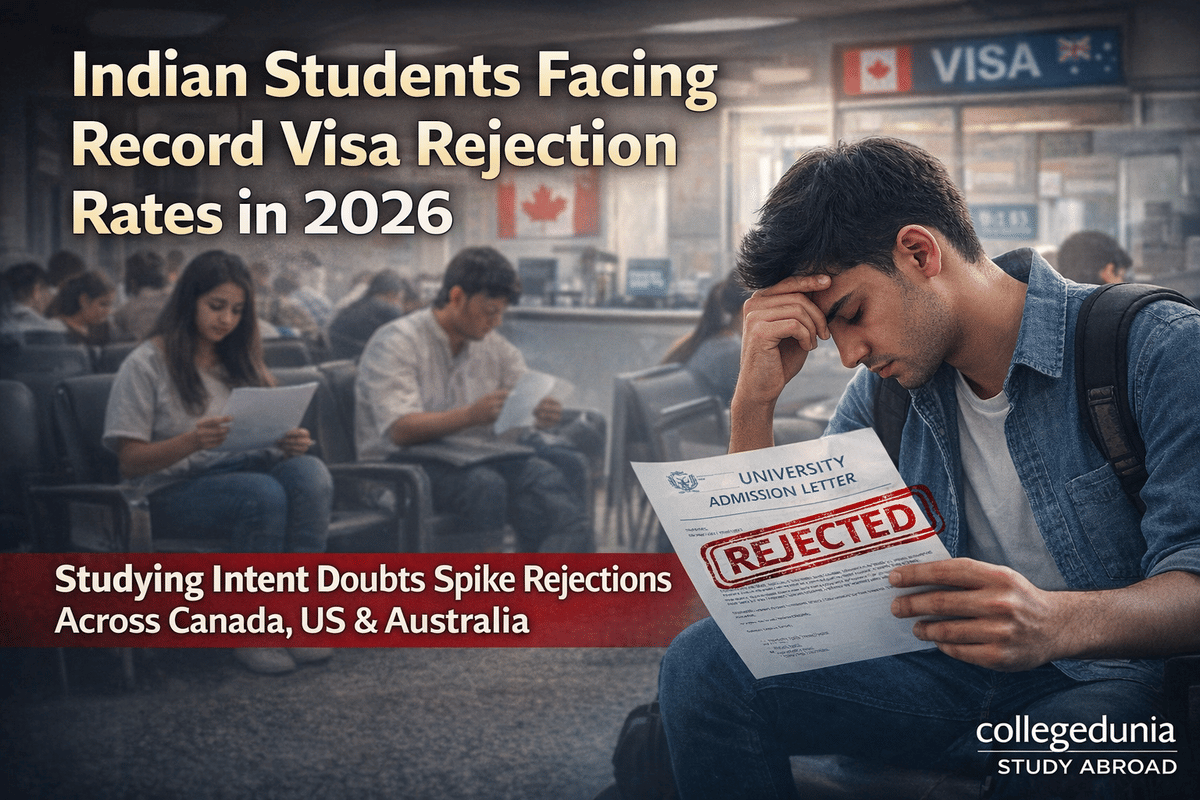 Indian Students Face Record Rejections in 2026 Study Abroad