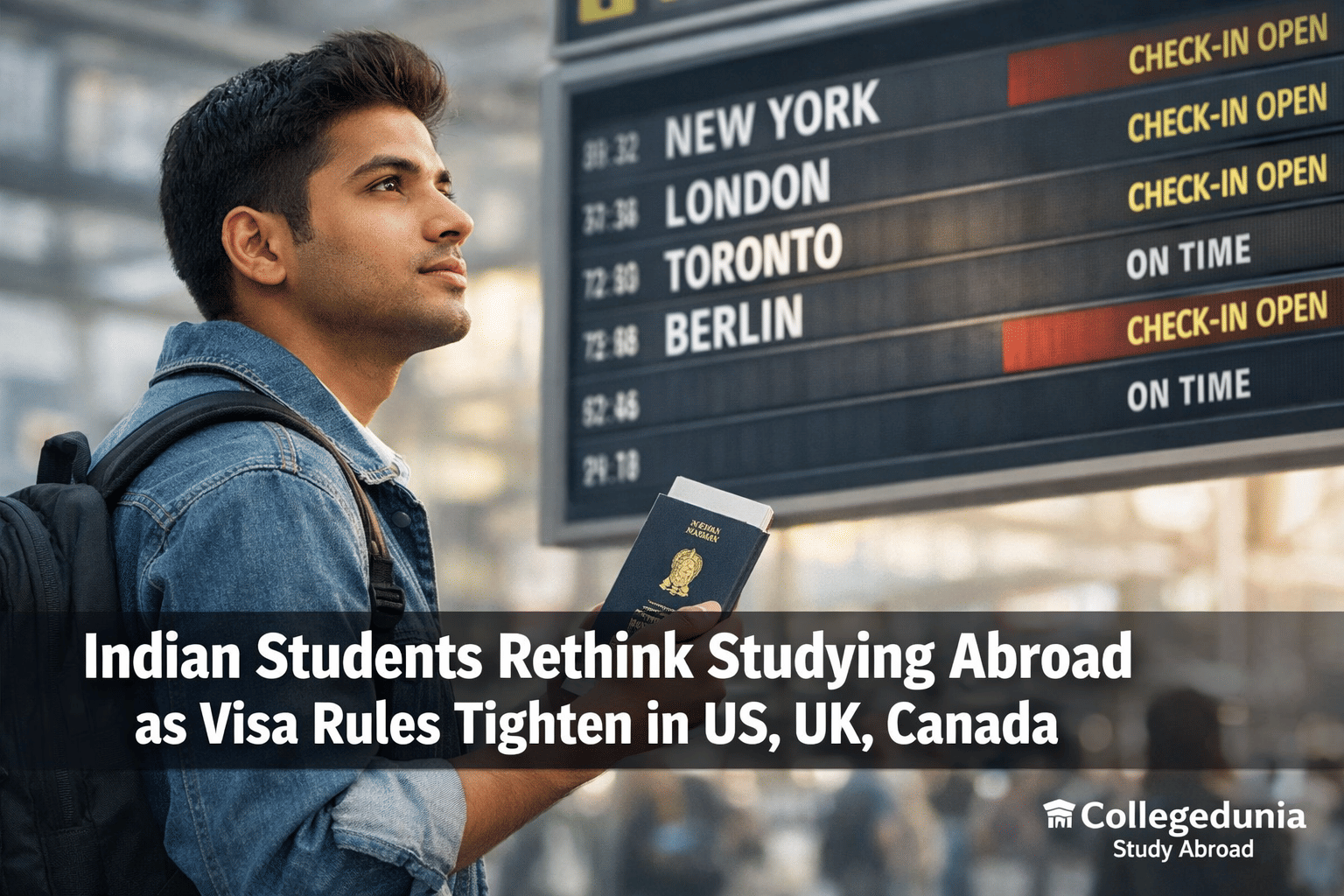 Indian Students Rething Study Abroad as Visa Rules Tighten