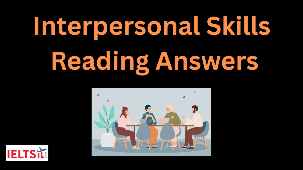 Interpersonal Skills Reading Answers