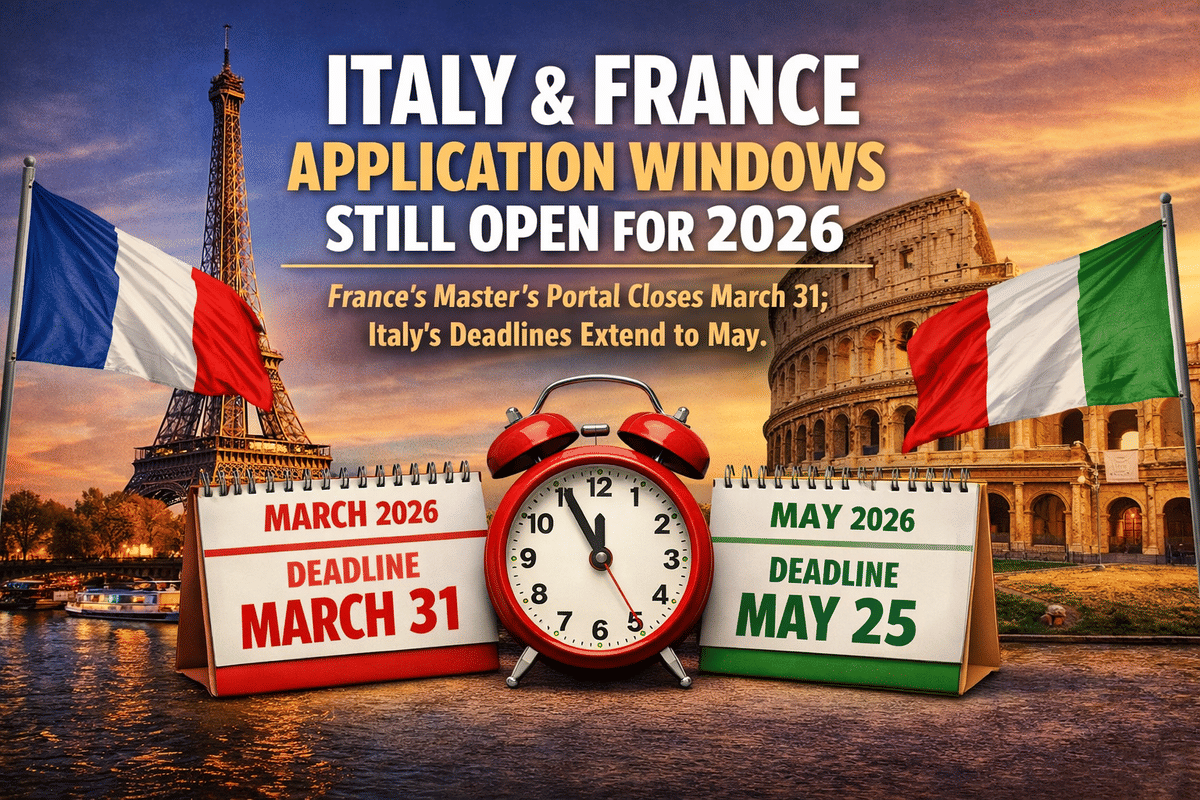 Italy and France Study Abroad for Indian Students
