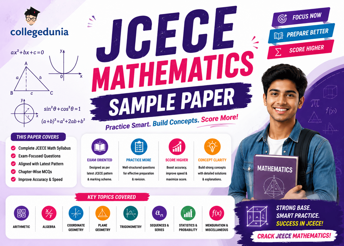 JCECE Maths Sample Paper