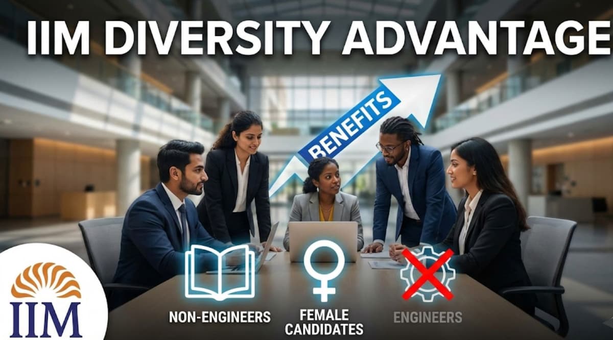 CAT Diversity at IIM: Benefits for Non-Engineers and Female candidates