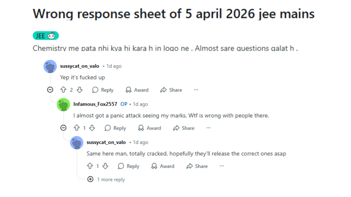 JEE Main 2026 Answer Key Discussion on Social Media