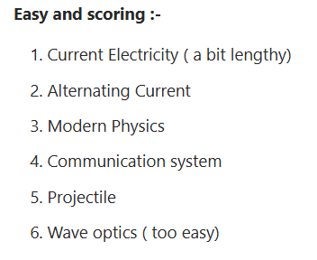 JEE Main 2026 Physics Syllabus Easy Chapters: Download Physics Syllabus ...