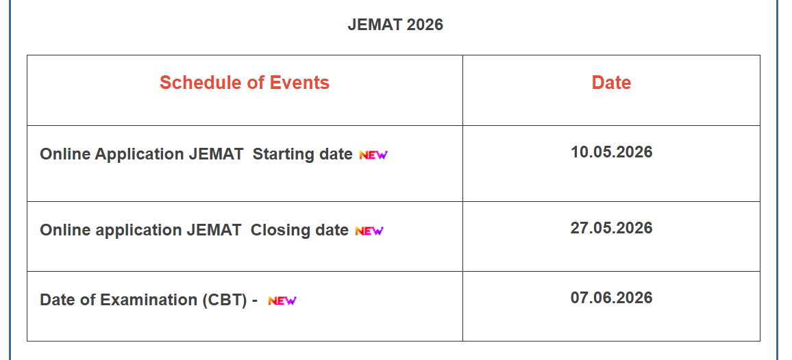 JEMAT 2026 Registrations Open