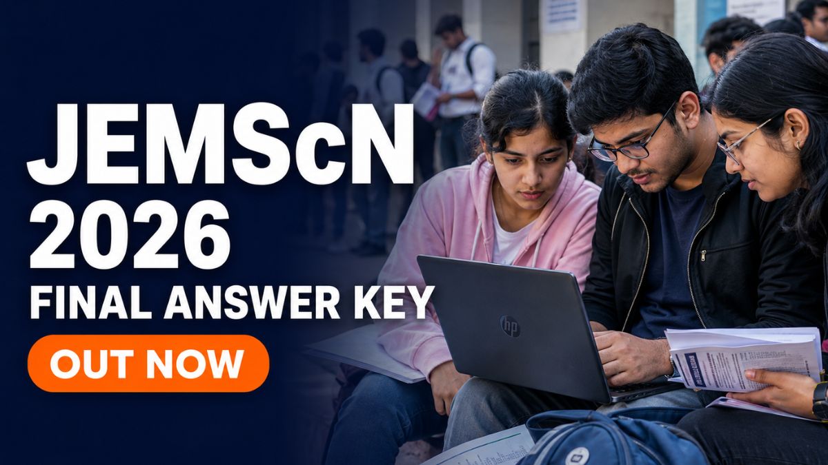 JEMScN 2026 Final Answer Key Out at wbjeeb.nic.in; Download Now