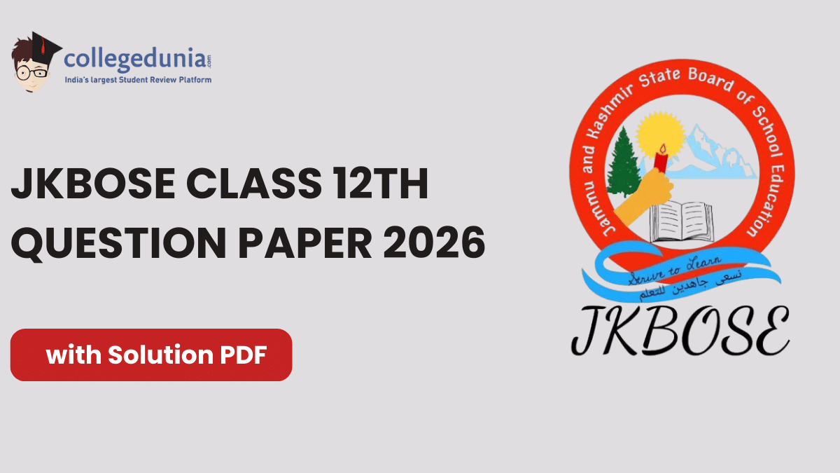 JKBOSE Class 12th Question Paper 2026