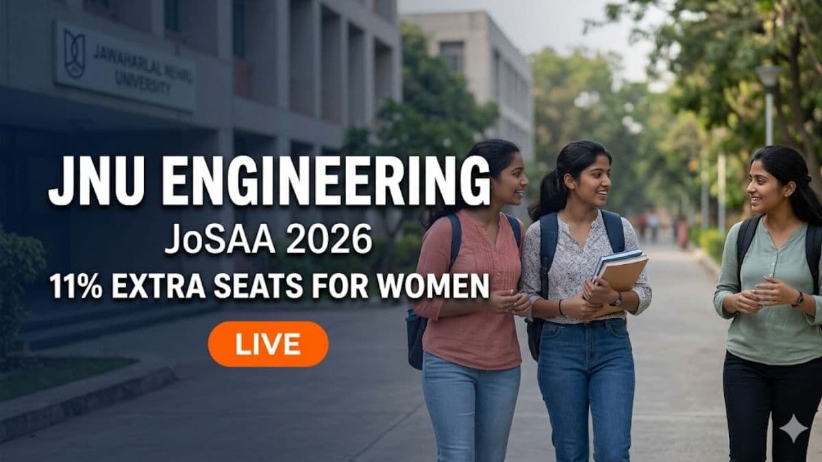 JNU Introduces 11% Supernumerary Seats for Women in Engineering Courses