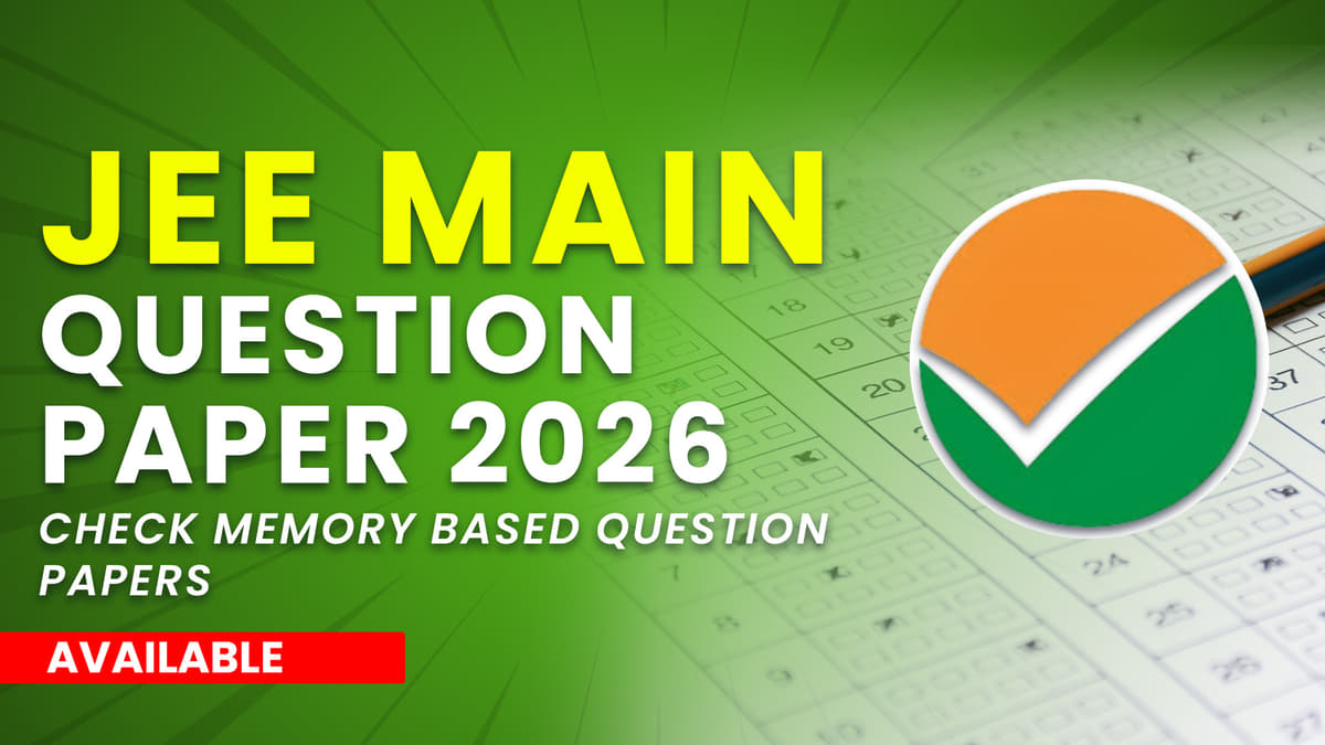 JEE Main 2026 Question Paper Available