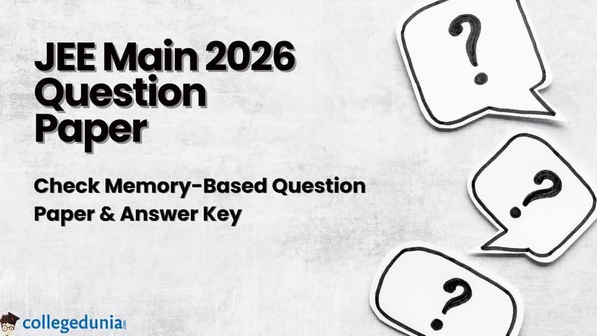 JEE Main 2026 January Session Question Papers