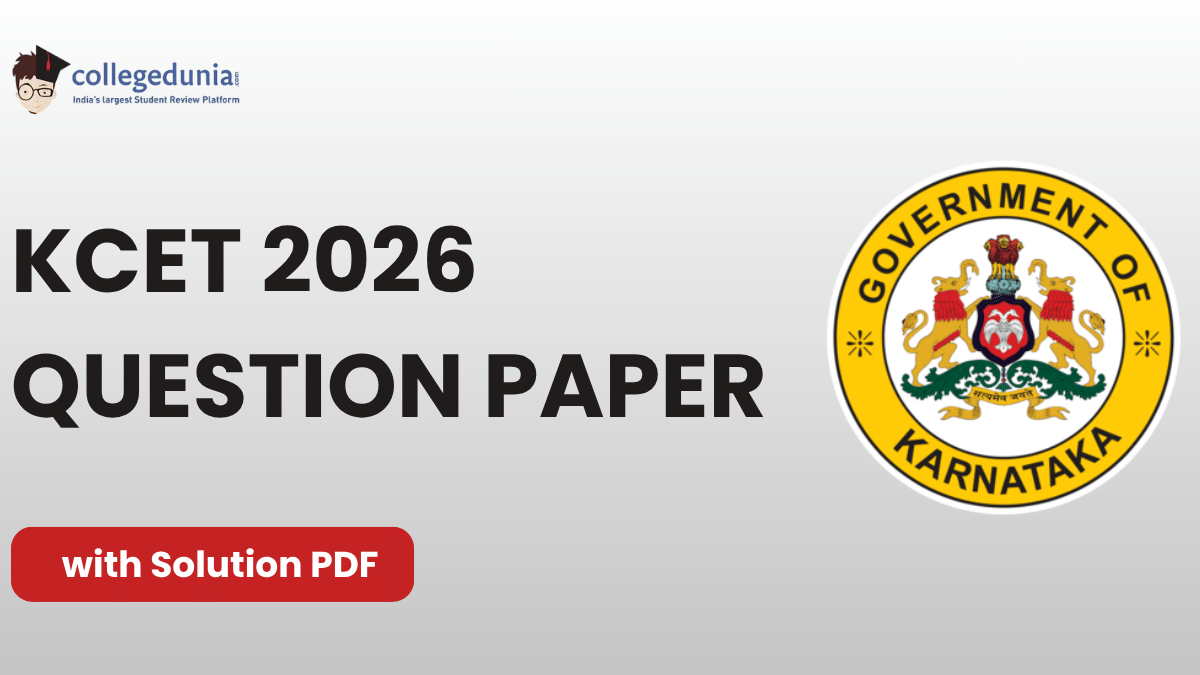 KCET Question Paper 2026
