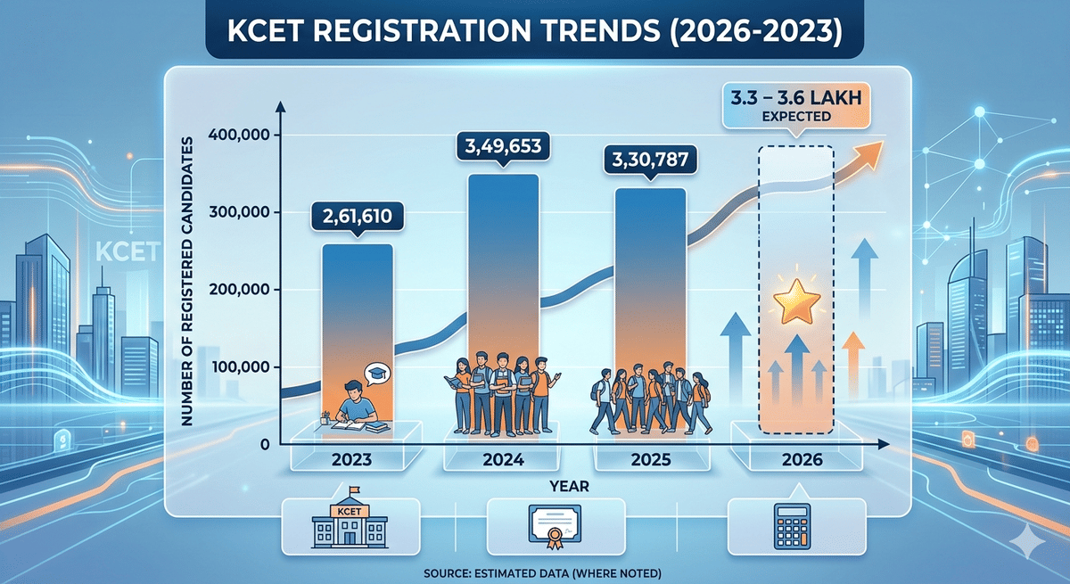 KCET Registration Trends