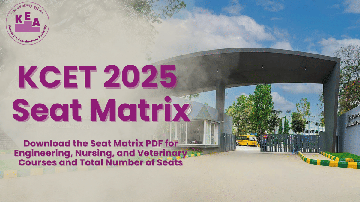 KCET Seat Matrix 2025