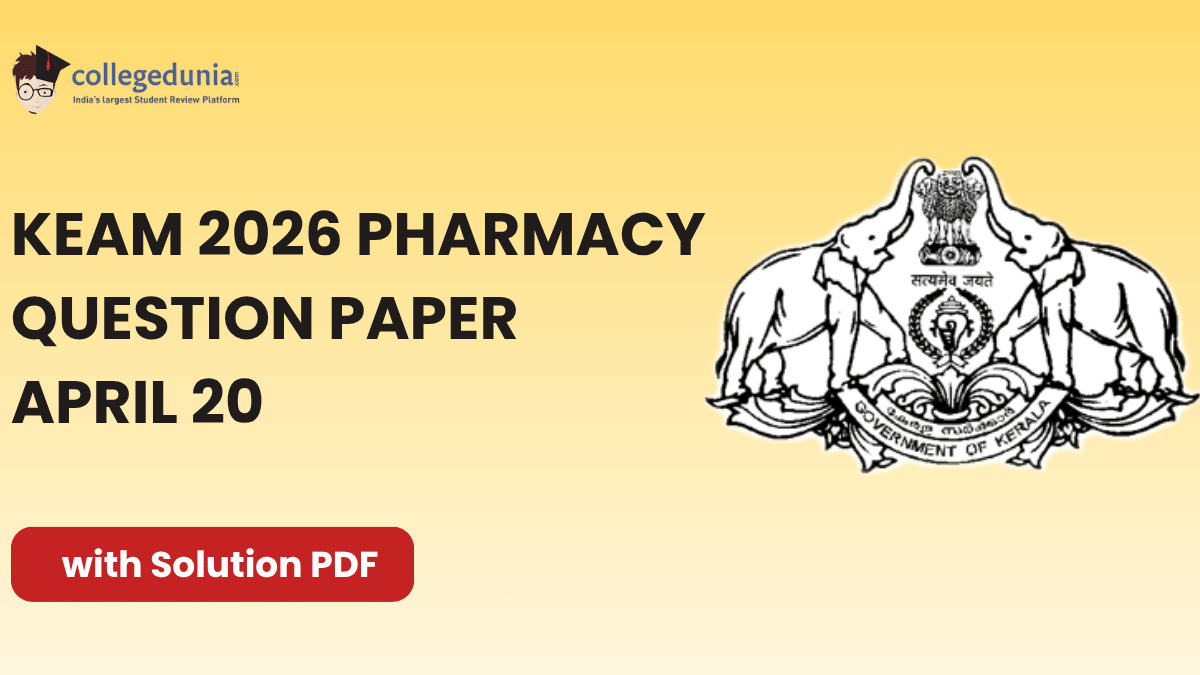 KEAM 2026 Pharmacy April 20 Question Paper with Solutions