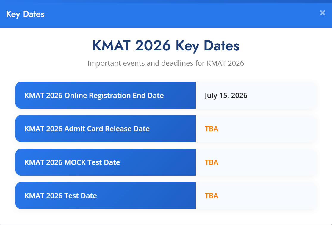 KMAT 2026