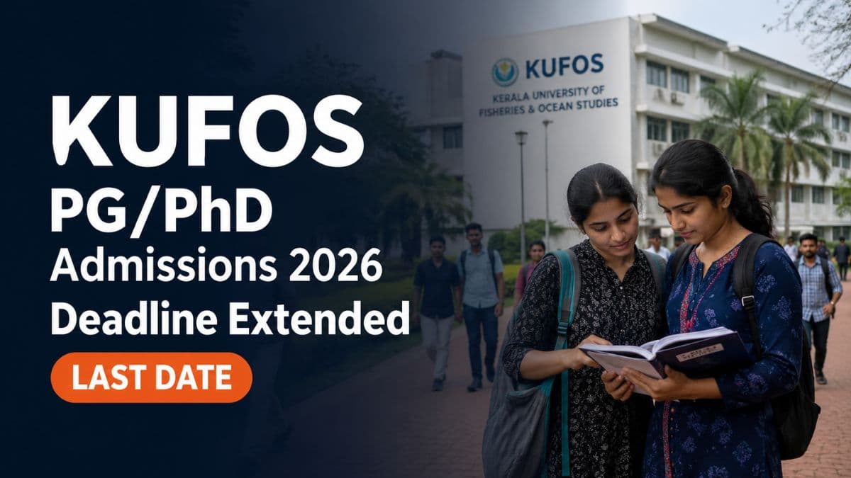 KUFOS PG/PhD Admissions 2026
