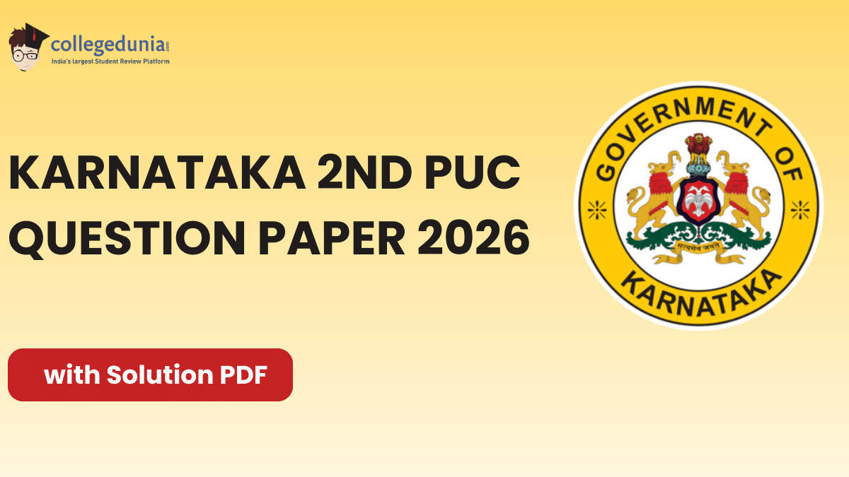 Karnataka 2nd PUC Question Paper 2026