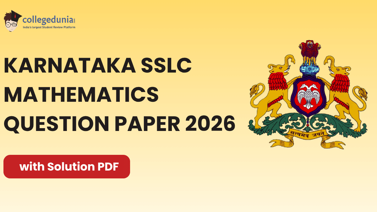 Karnataka SSLC Mathematics Question Paper 2026