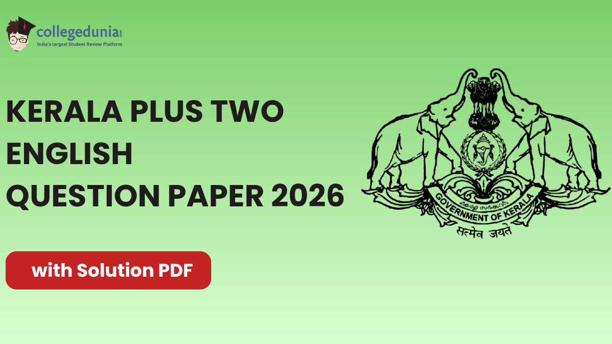 Kerala Plus Two English Question Paper 2026