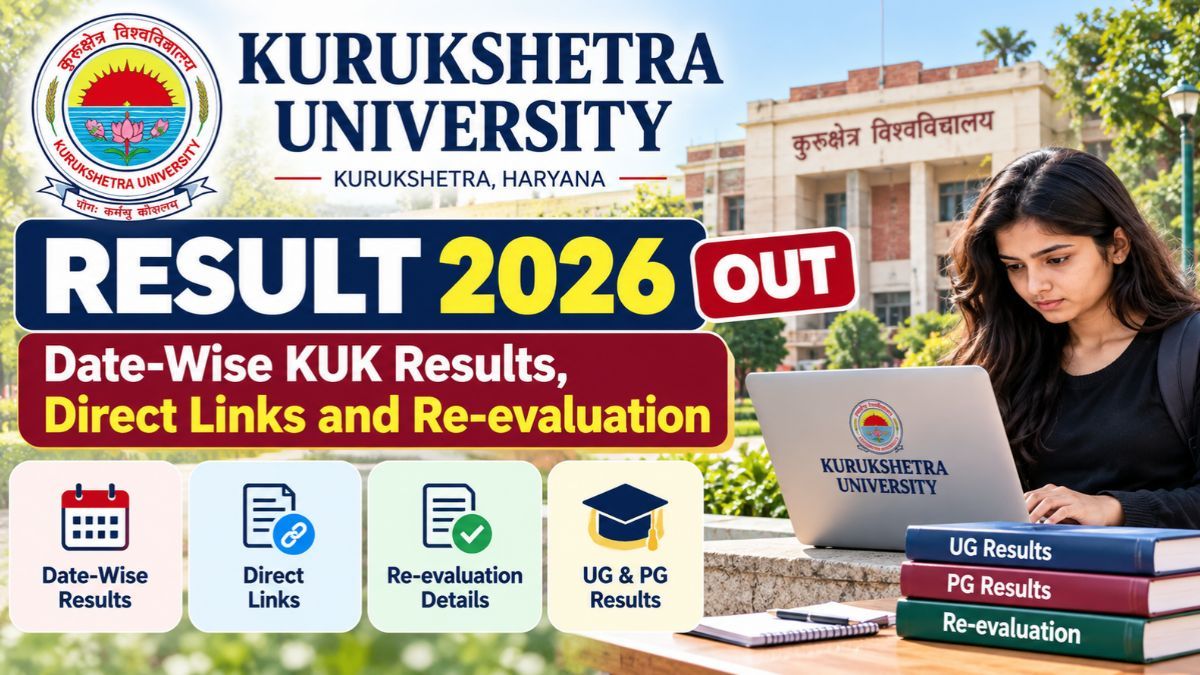 Kurukshetra University Result 2026: Date-Wise KUK Results, Direct Links and Re-evaluation